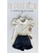 Short volante denim Mia y Lia