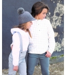 Camisa niño cuadros Vapor Grey Eve Children