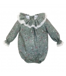 Pelele flores Green Olive Eve Children