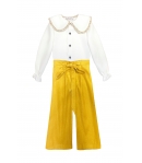 Conjunto blusa + pantalón culotte Moutard Eve Children