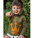 Conjunto niño camisa, bombacho o pantalón corto y jersey Chiara Eva Castro