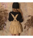 Pichi cuadros vichy mostaza Ember Bella Bimba