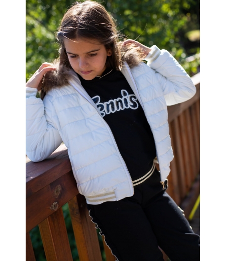 Cazadora bomber blanca La Martinica