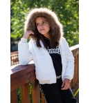 Cazadora bomber blanca La Martinica