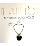 Collar negro Tweed Kauli