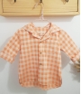 Camisa cuadros naranja MIA Y LIA