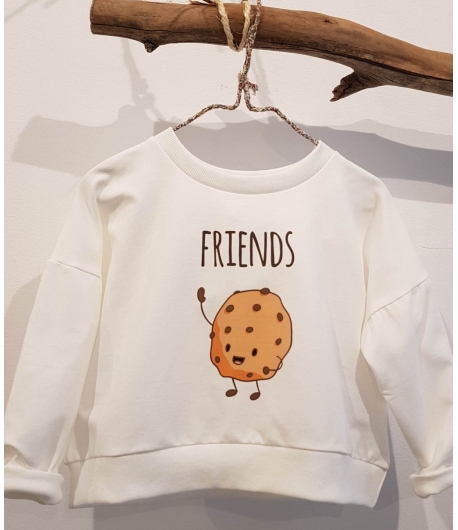 Sudadera blanca FRIENDS MIA Y LIA