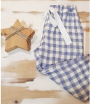 Pantalón cuadros azul y blanco MIA Y LIA