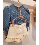 Short punto crudo MIA Y LIA