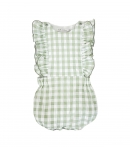Pelele cuadros vichy verde SICILIA EVE CHILDREN