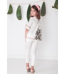 Blusón beige SAUVAGE YOUNG & CHIC KAULI