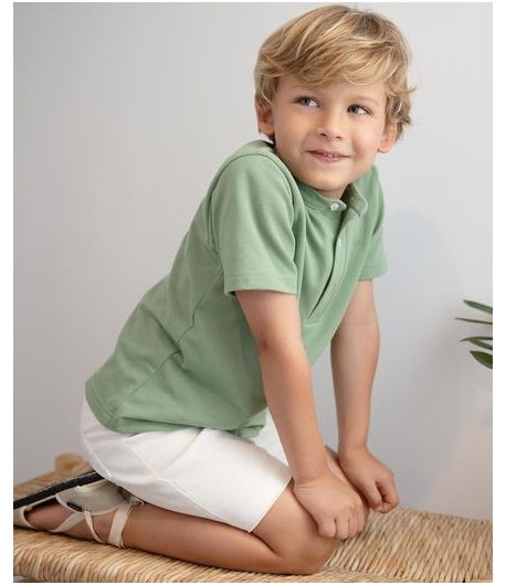 Polo verde SICILIA EVE CHILDREN