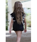 Mono negro puntilla AFRODITA POUPEES BY BELLA BIMBA