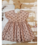 Vestido nude estampado flores MIA Y LIA