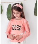 Sudadera niña coral SAUVAGE KAULI