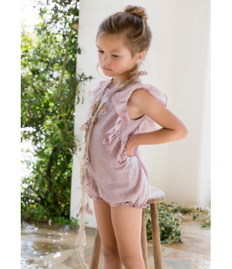 Mono plumeti rosa nude faralae LLITIA POUPEES BY BELLA BIMBA