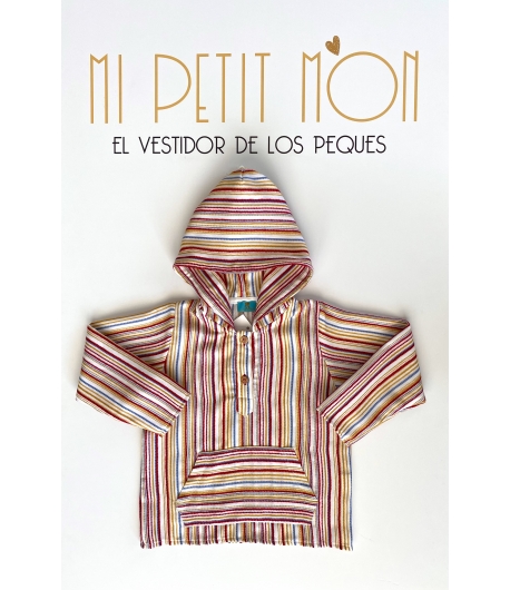 Poncho rayas HOLLYWOOD LA MARTINICA