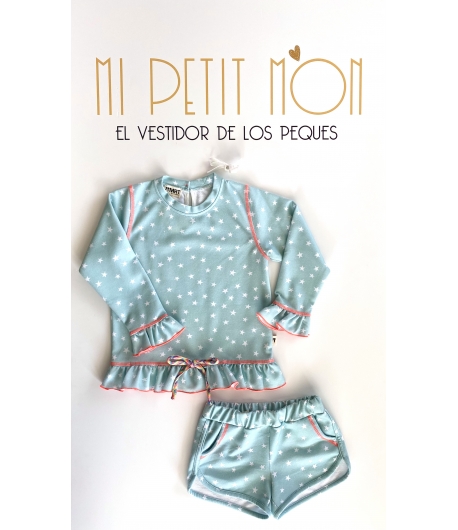 Conjunto sudadera y short niña MIAMI BEACH LA MARTINICA