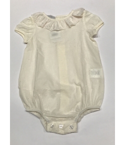 Body marfil manga corta Love