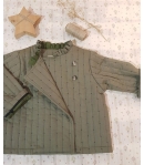 Chaquetón acolchado kaki MIA Y LIA