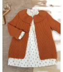 Vestido crudo flores MIA Y LIA