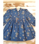 Vestido flores azul MIA Y LIA