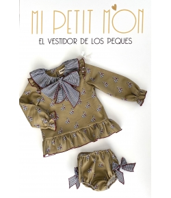 Conjunto niña sudadera y braguita felpa CHISPITAS MRT LA MARTINICA BY MARIA SOBRINO