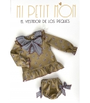 Conjunto niña sudadera y braguita felpa CHISPITAS MRT LA MARTINICA BY MARIA SOBRINO