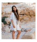 Vestido poncho Veris y fajín Nube Bella Bimba