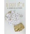 Conjunto niño camisa conejitos y bombacho MOSTAZA LA MARTINICA BY MARIA SOBRINO