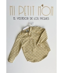 Camisa manga larga cuadros vichy MOSTAZA LA MARTINICA BY MARIA SOBRINO