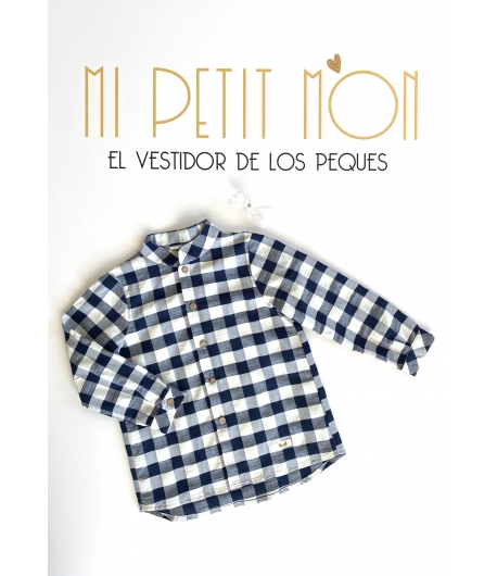 Camisa niño cuadros CARINA MOKKA