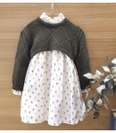 Vestido crudo flores MIA Y LIA