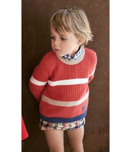 Conjunto niño de camisa, bombacho o pantalón corto y jersey LAYNA EVA CASTRO