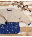 Jersey corto calado arena MIA Y LIA