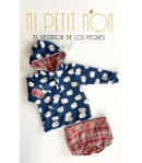 Conjunto niño de sudadera y bombacho cuadros OVEJAS LA MARTINICA BY MARIA SOBRINO