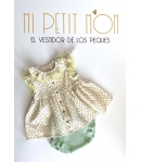 Conjunto de blusa de flores y braguita punto LIMA de MOKKA