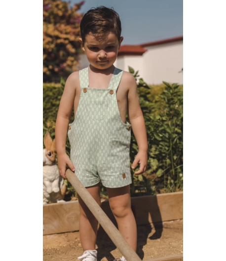 Peto corto estampado verde JOSE VARON