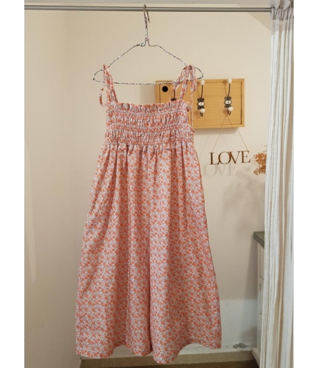 Pichi estampado flores naranja de MIA y LIA