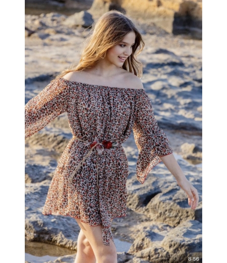 Vestido corto AMAL de BELLA BIMBA