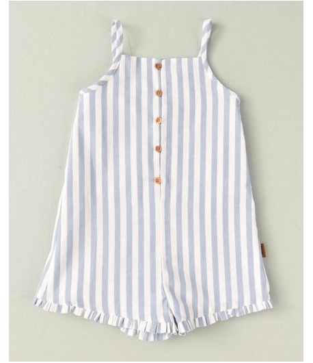 Mono corto rayas celeste de COCOTE