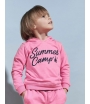 Sudadera niño rosa fluor SUMMER CAMP de EVA CASTRO
