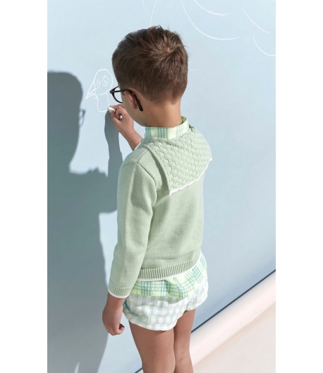 Conjunto de camisa, bombacho y jersey niño MADA de EVA CASTRO