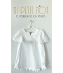 Kaftan plumeti blanco de JOSE VARON