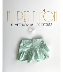 Short falda estampado verde JOSE VARON