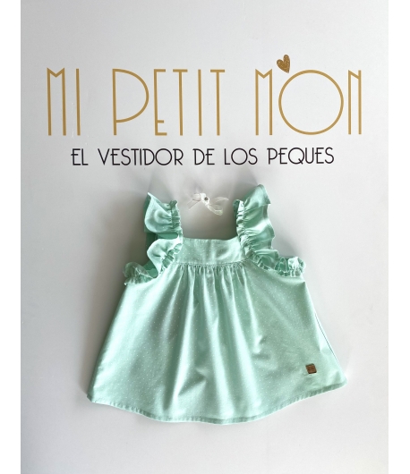 Blusa topos verde JOSE VARON
