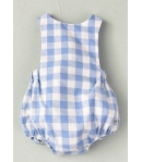 Pelele azul cuadros de JOSE VARON