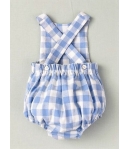 Pelele azul cuadros de JOSE VARON