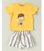Conjunto niño de camiseta y short rayas de JOSE VARON