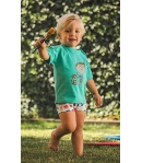 Conjunto niño de camiseta y boxer licra ACUARELAS de JOSE VARON